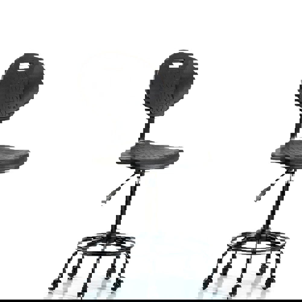 Task Chair: Polyurethane, Black