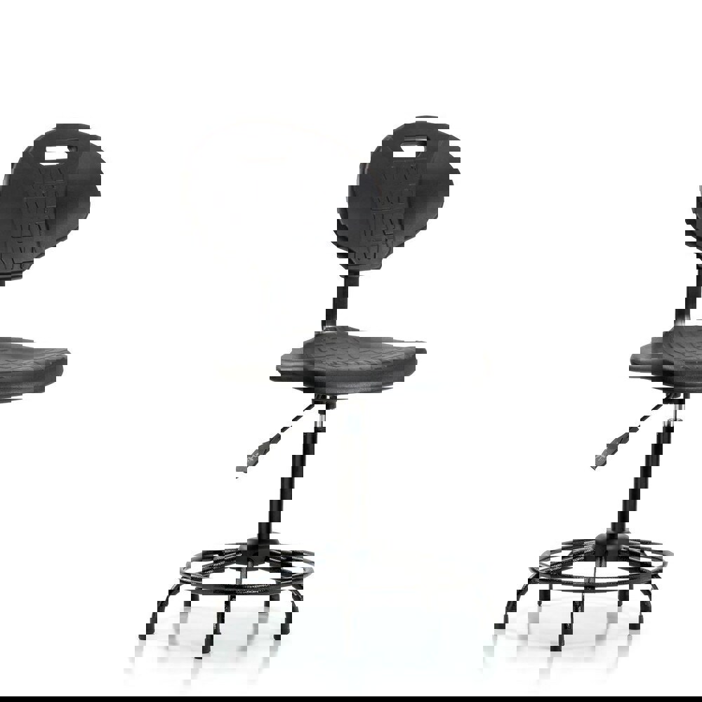 Task Chair: Polyurethane, Black