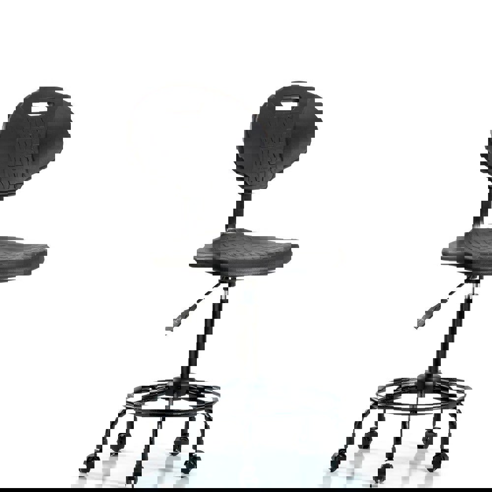 Task Chair: Polyurethane, Black