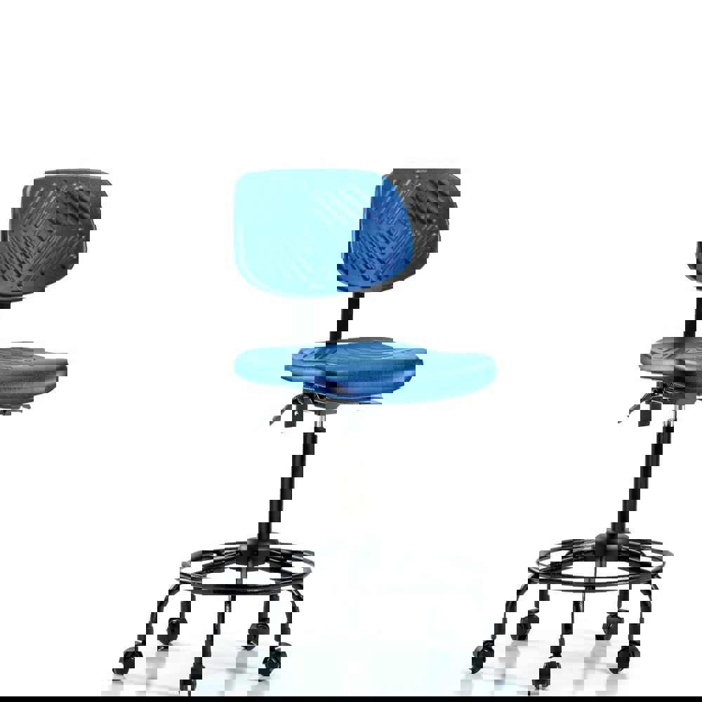 Task Chair: Polyurethane, Blue