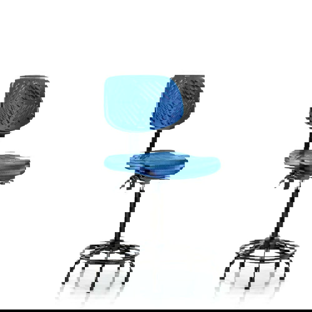 Task Chair: Polyurethane, Blue