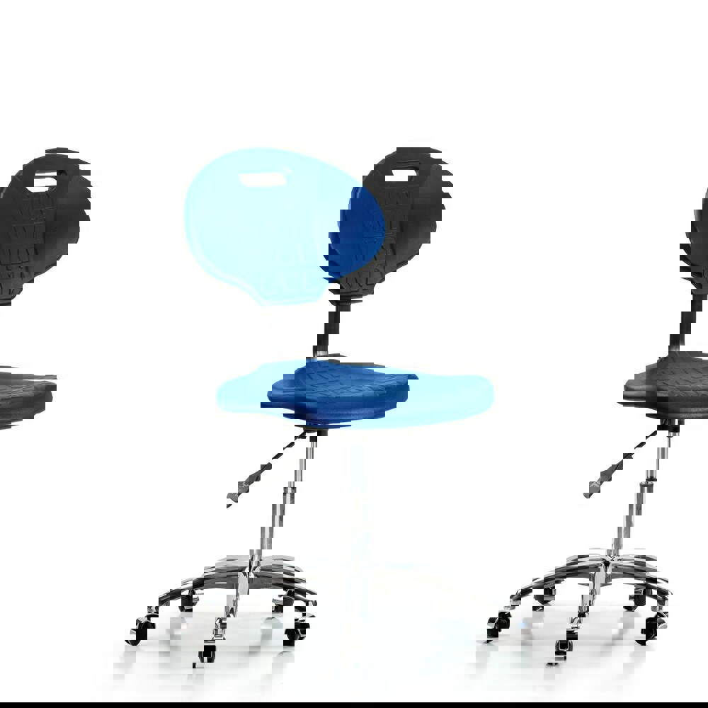 Task Chair: Polyurethane, Blue