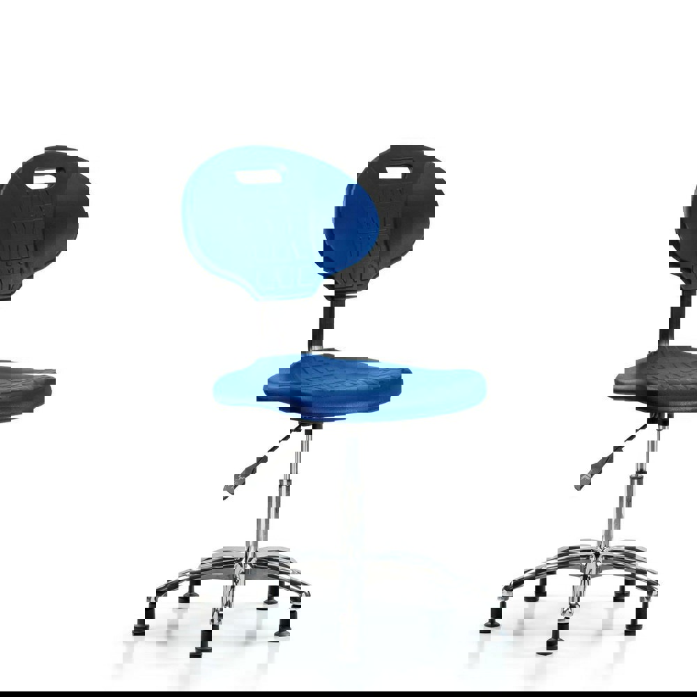Task Chair: Polyurethane, Blue