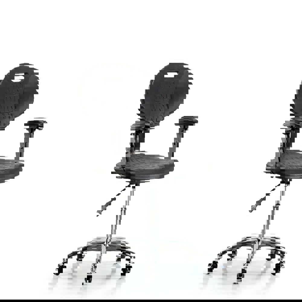 Task Chair: Polyurethane, Black