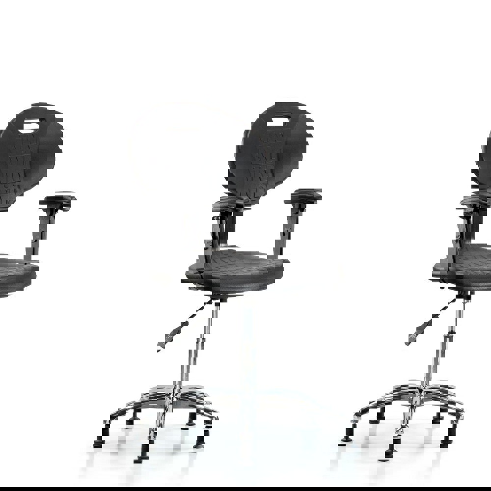 Task Chair: Polyurethane, Black