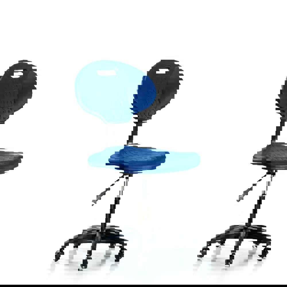 Task Chair: Polyurethane, Blue