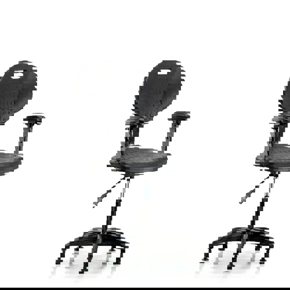 Task Chair: Polyurethane, Black