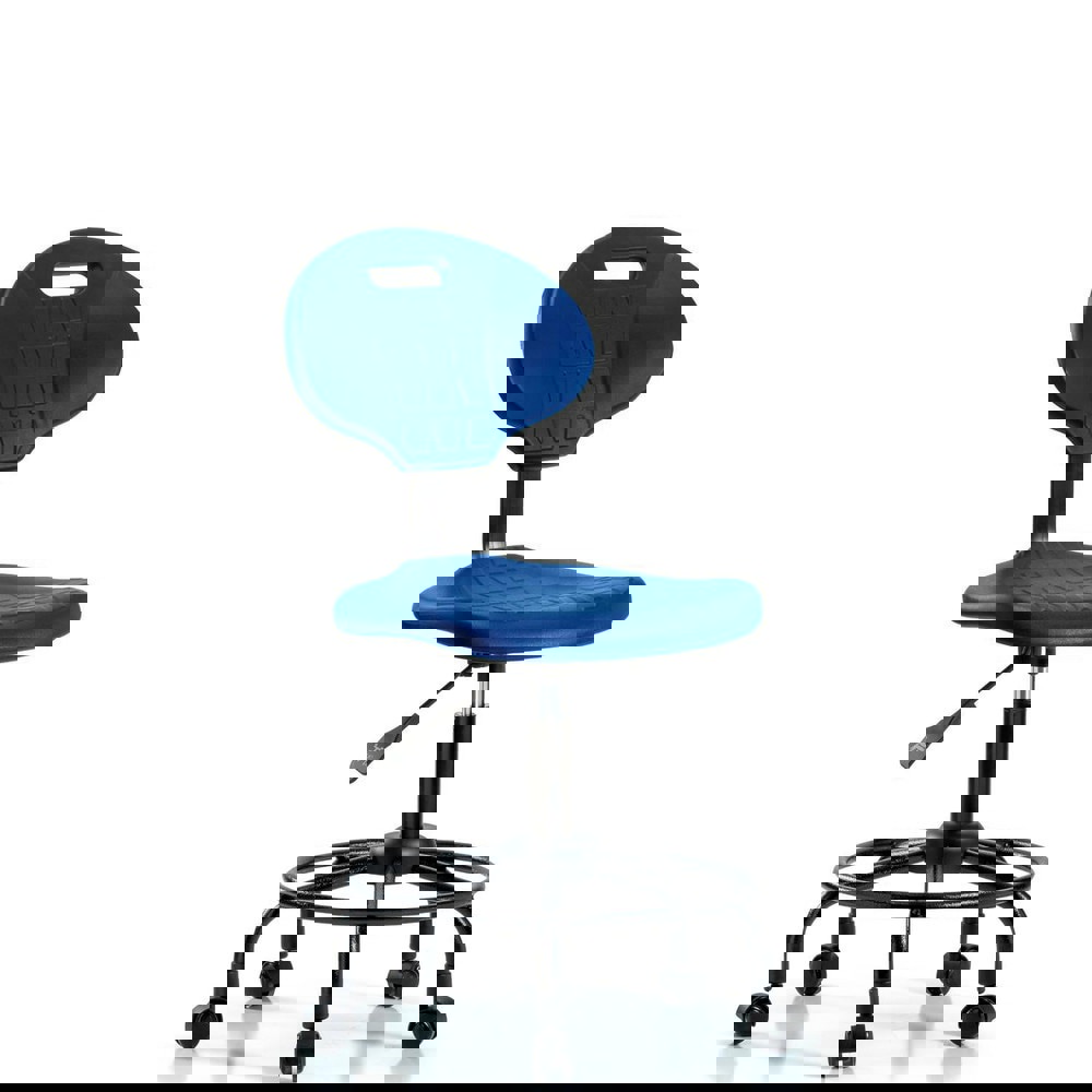 Task Chair: Polyurethane, Blue