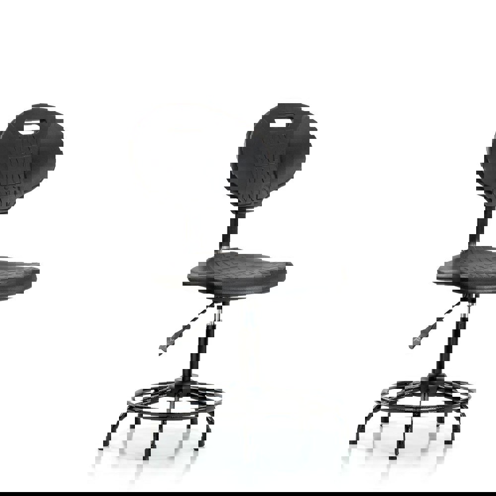 Task Chair: Polyurethane, Black