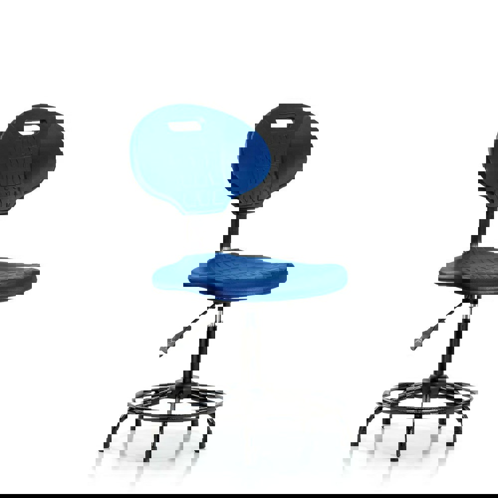 Task Chair: Polyurethane, Blue