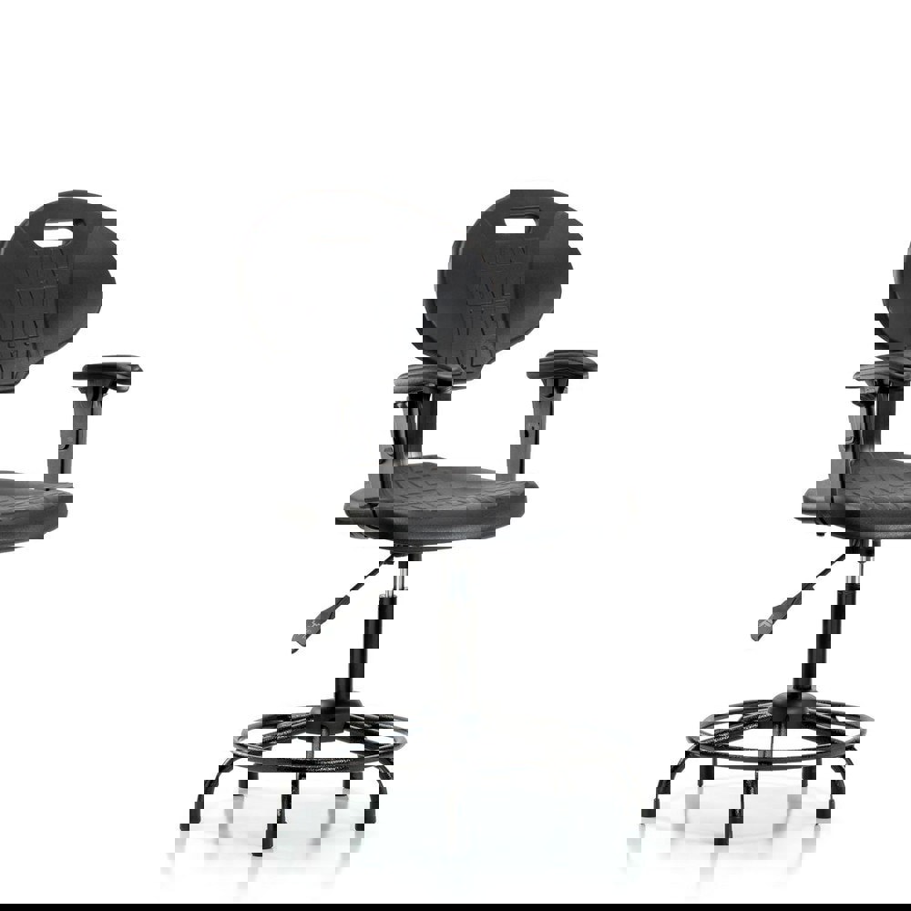 Task Chair: Polyurethane, Black