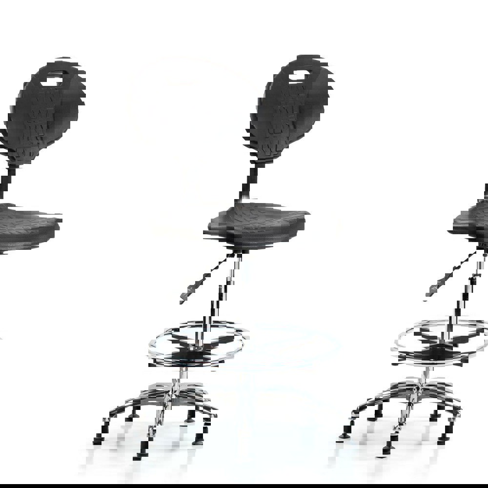 Task Chair: Polyurethane, Black