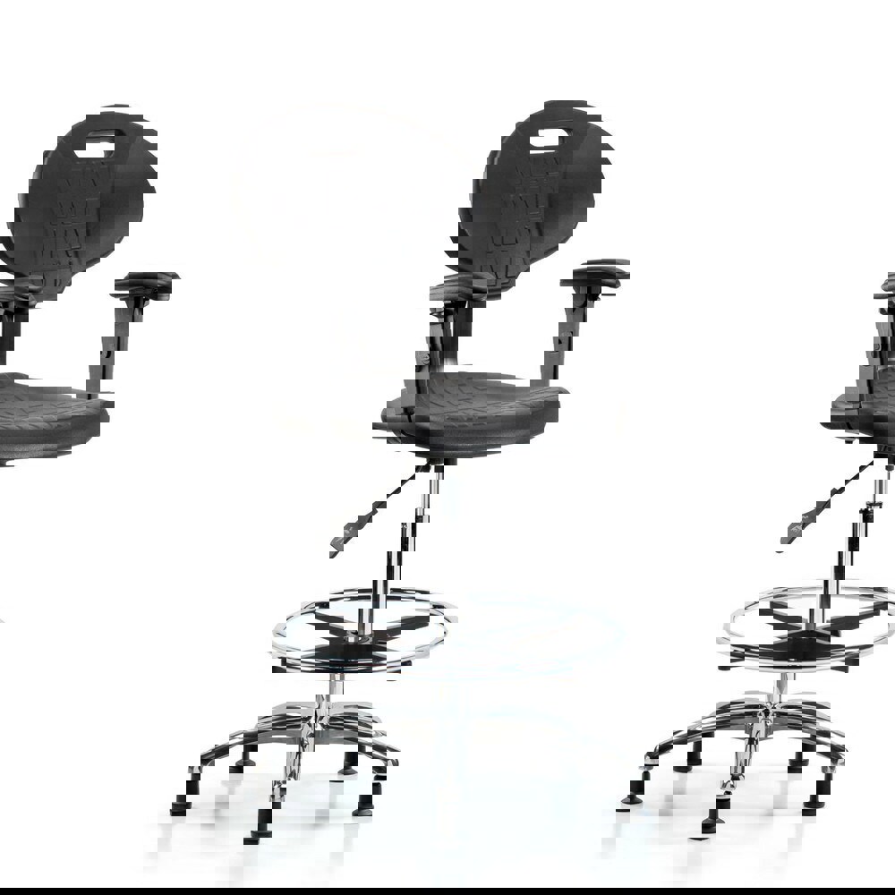 Task Chair: Polyurethane, Black