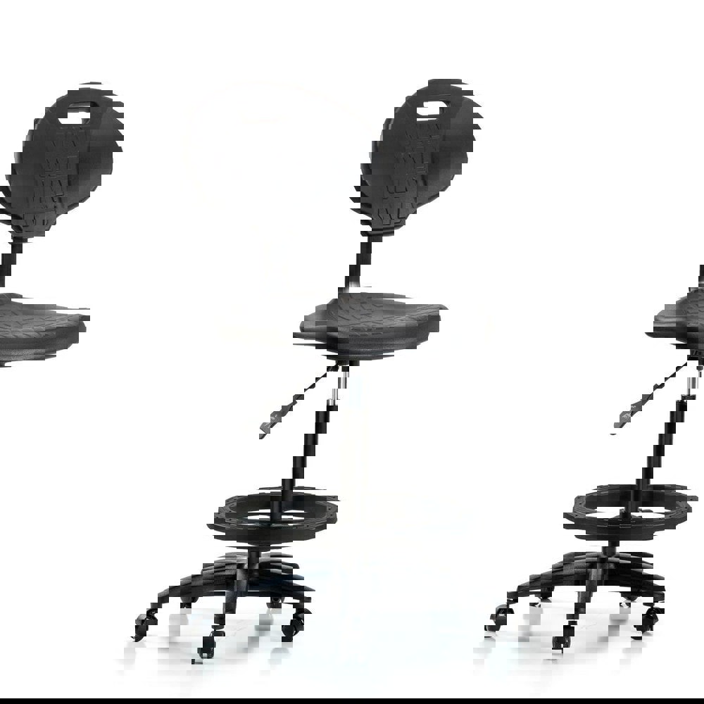 Task Chair: Polyurethane, Black