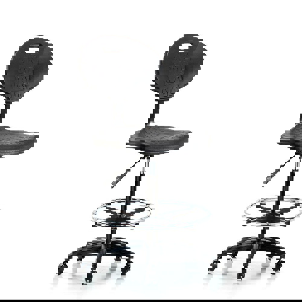 Task Chair: Polyurethane, Black