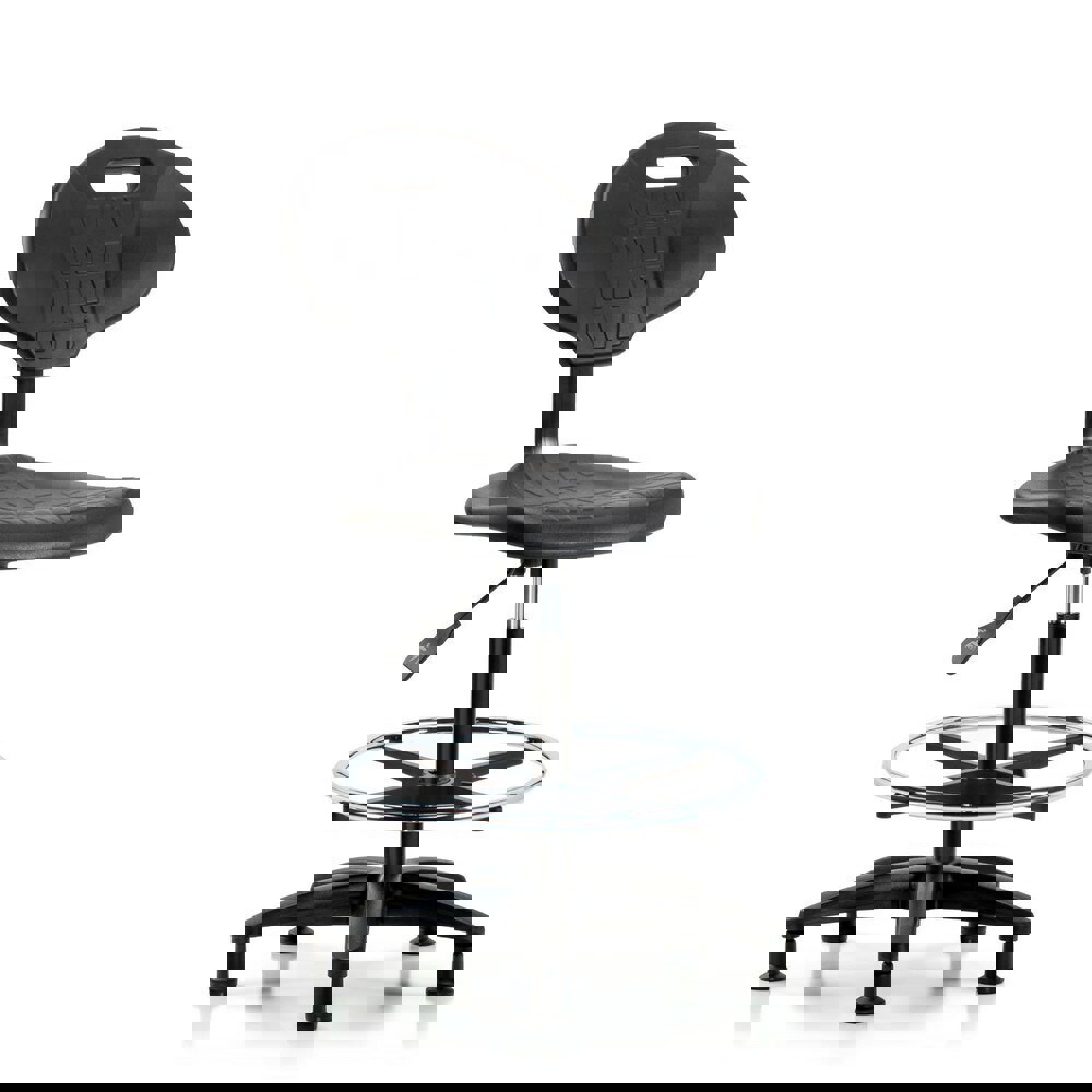 Task Chair: Polyurethane, Black