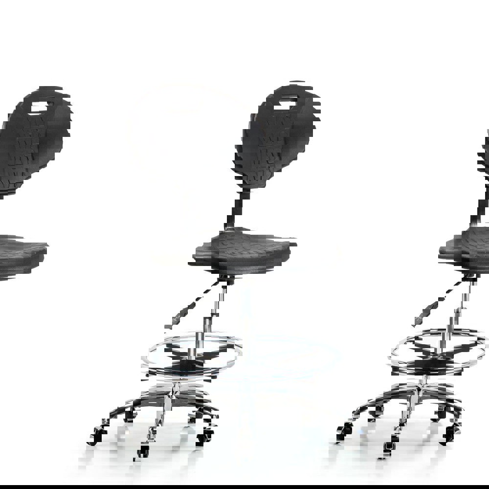 Task Chair: Polyurethane, Black