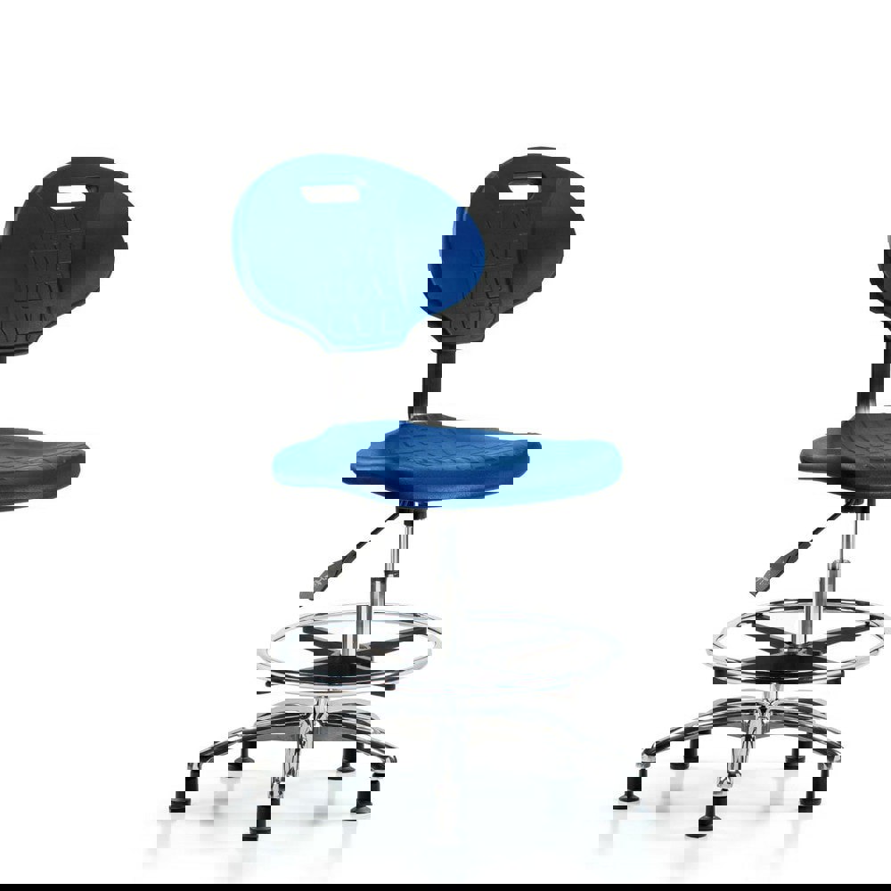 Task Chair: Polyurethane, Blue