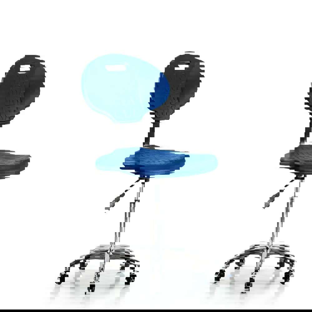 Task Chair: Polyurethane, Blue