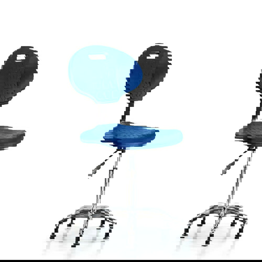 Task Chair: Polyurethane, Blue