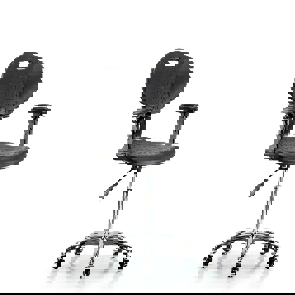 Task Chair: Polyurethane, Black