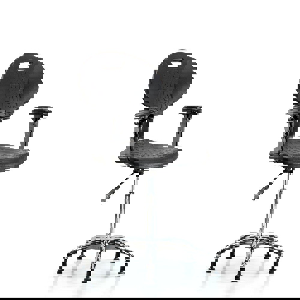 Task Chair: Polyurethane, Black