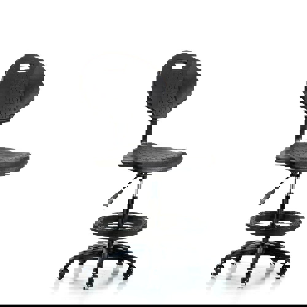 Task Chair: Polyurethane, Black