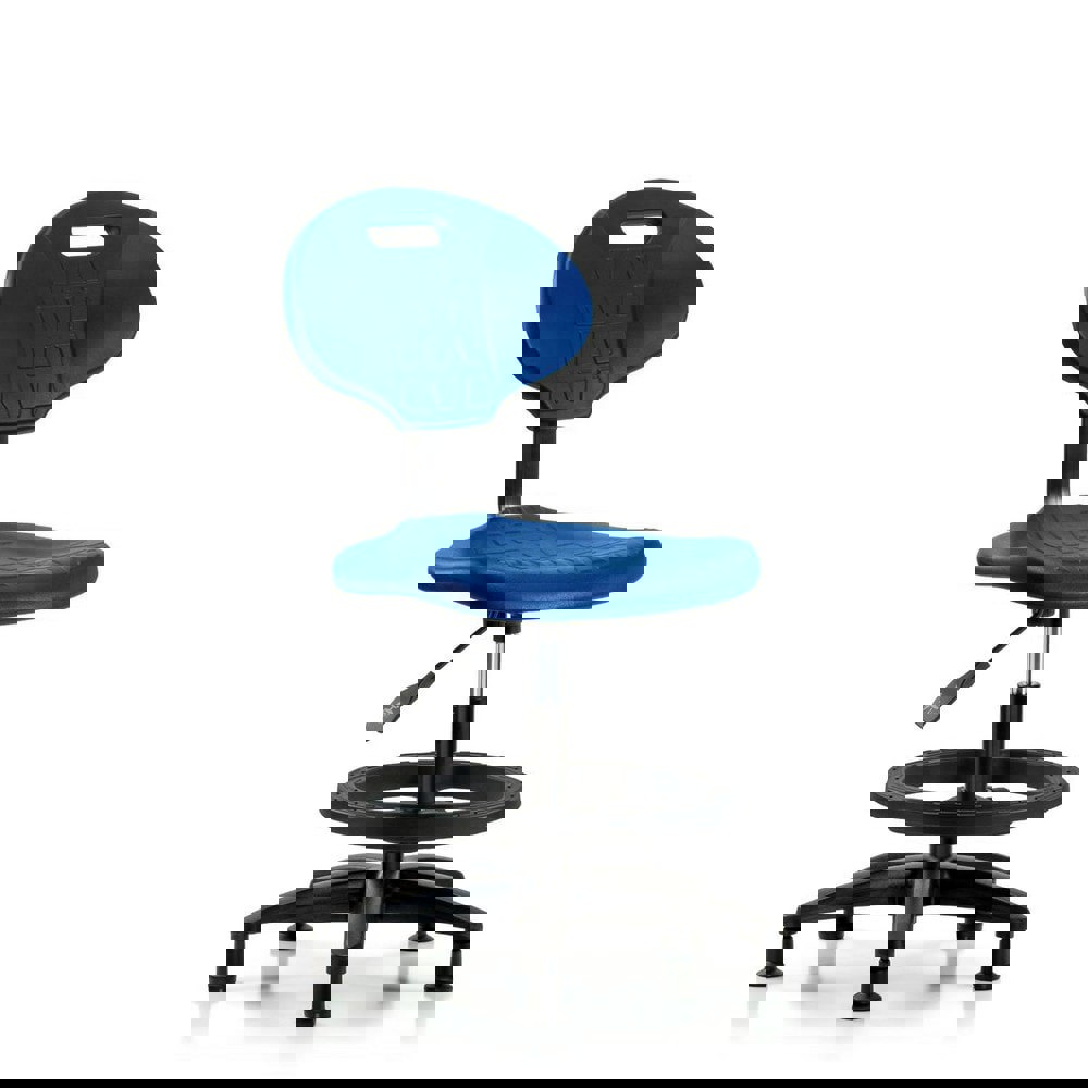 Task Chair: Polyurethane, Blue