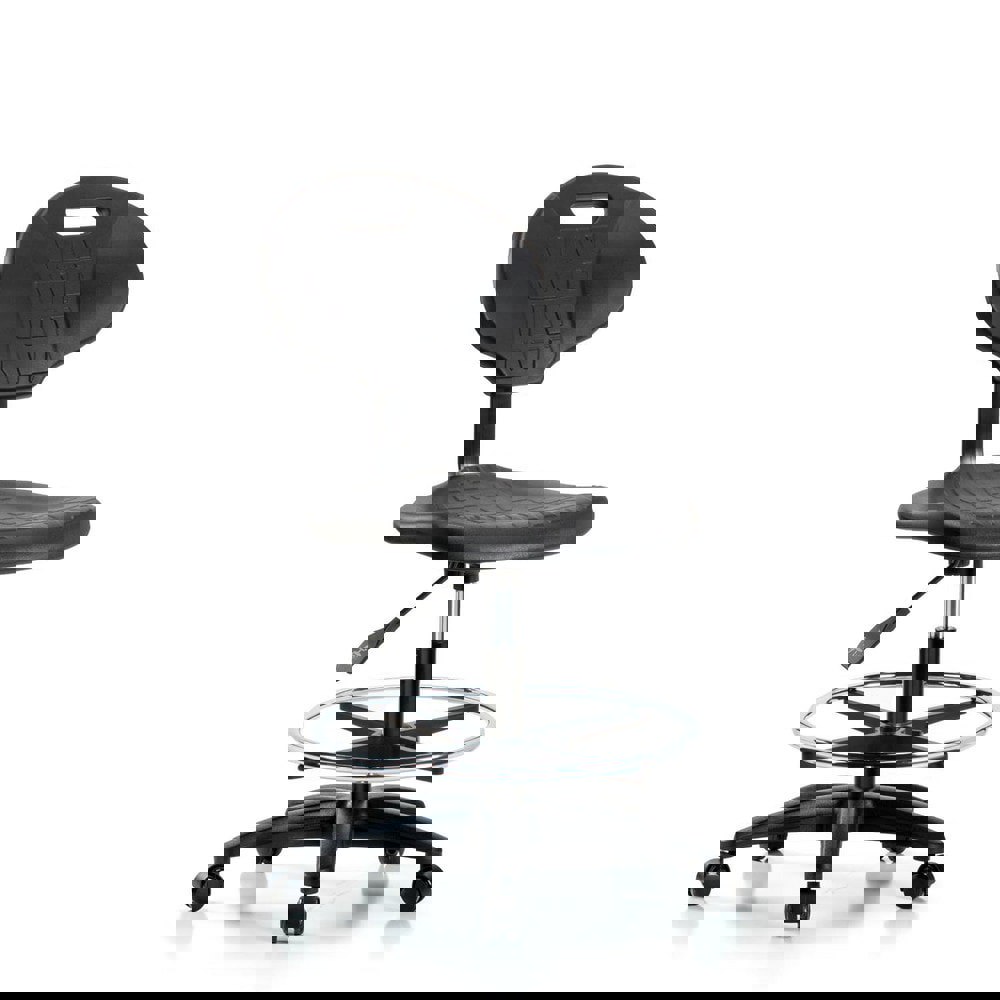 Task Chair: Polyurethane, Black