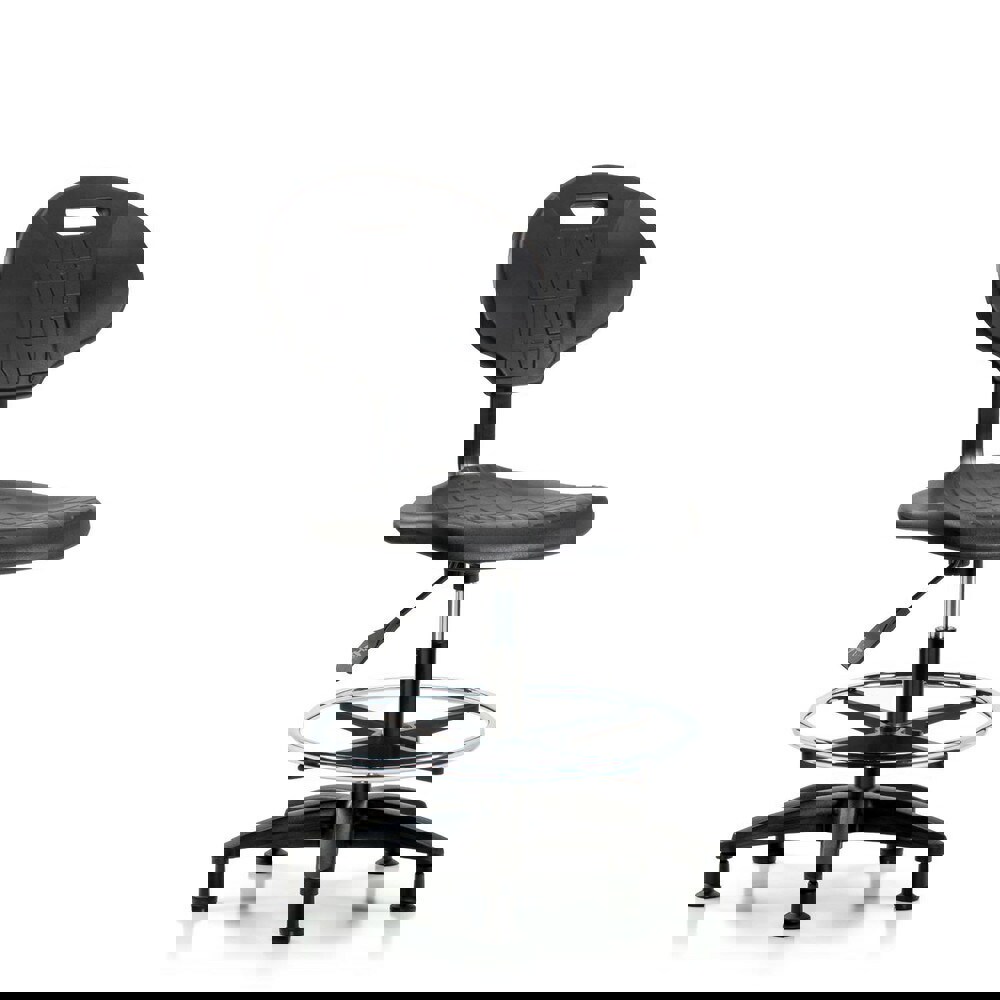 Task Chair: Polyurethane, Black