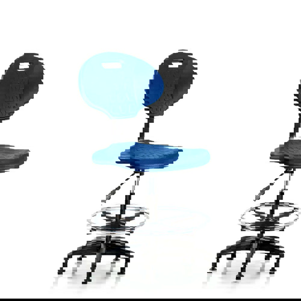 Task Chair: Polyurethane, Blue