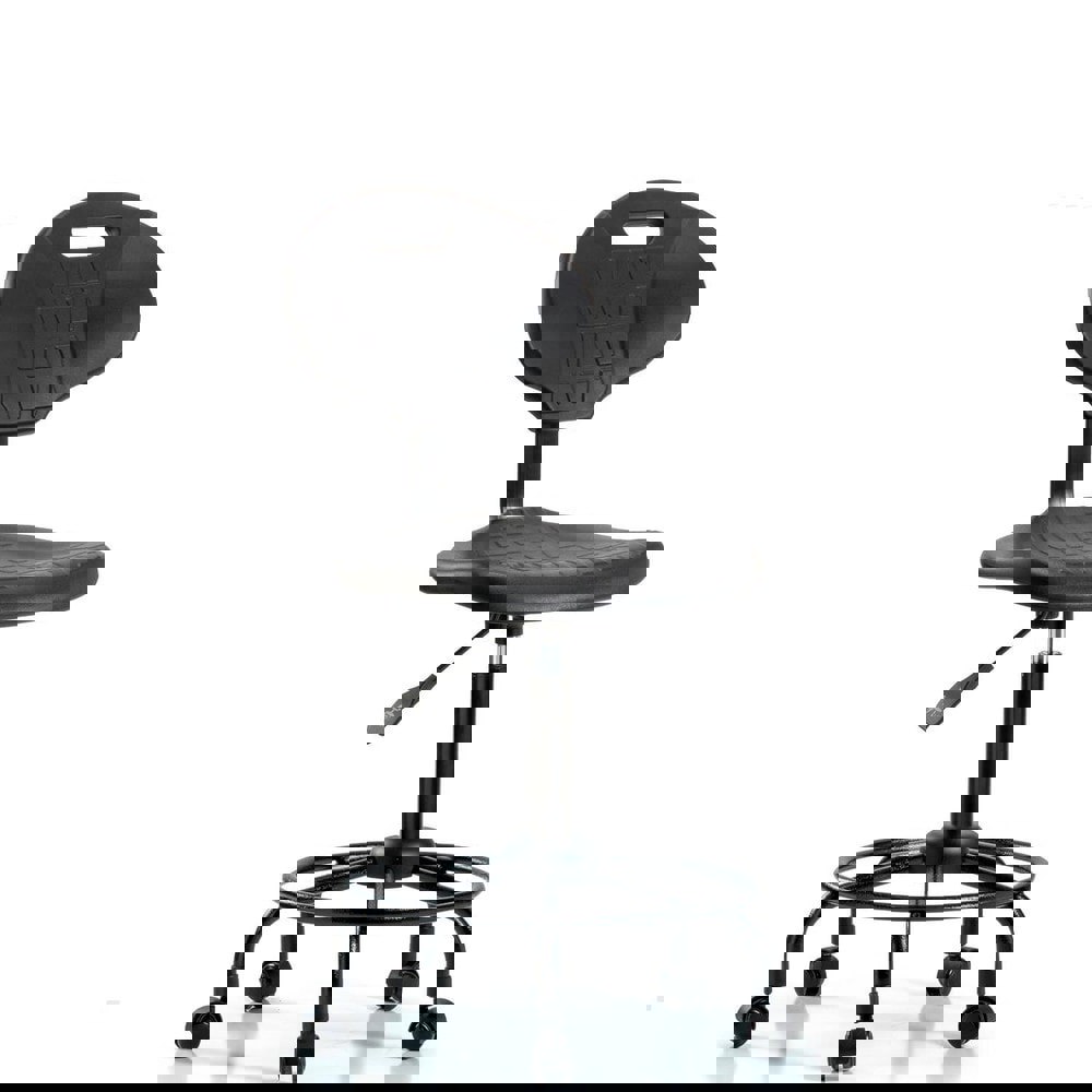 Task Chair: Polyurethane, Black