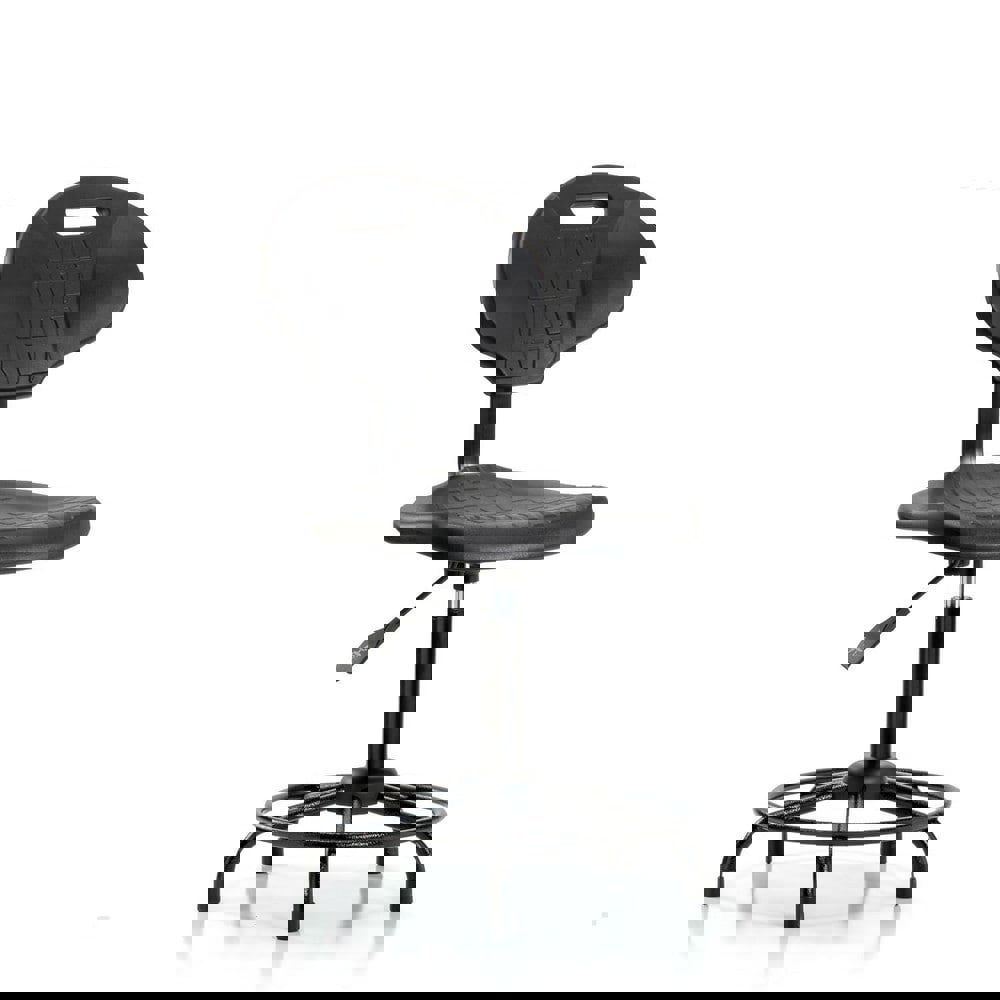 Task Chair: Polyurethane, Black