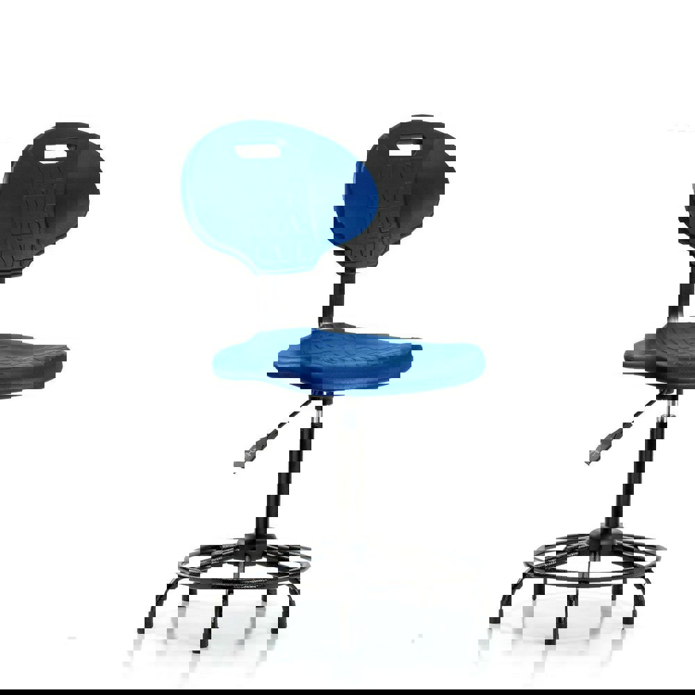Task Chair: Polyurethane, Blue