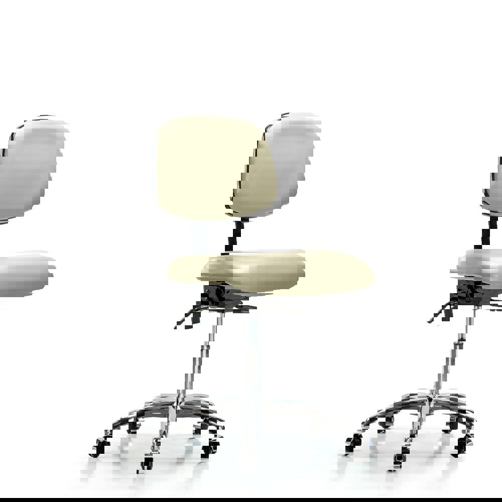 Task Chair: Vinyl, Adobe White