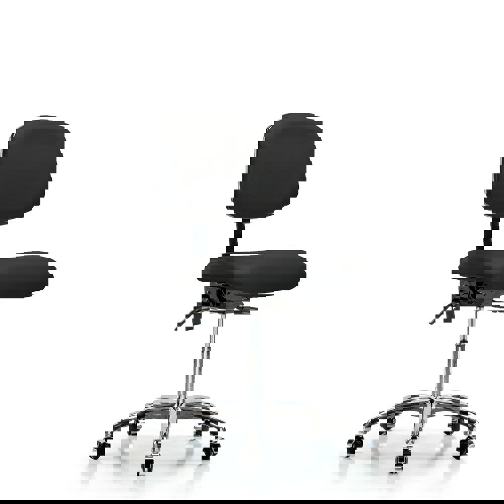 Task Chair: Vinyl, Black