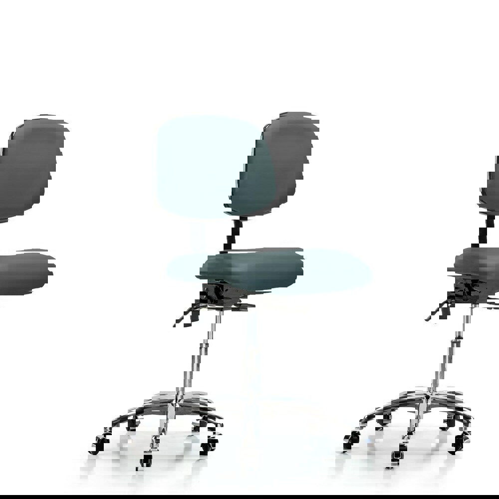 Task Chair: Vinyl, Colonial Blue