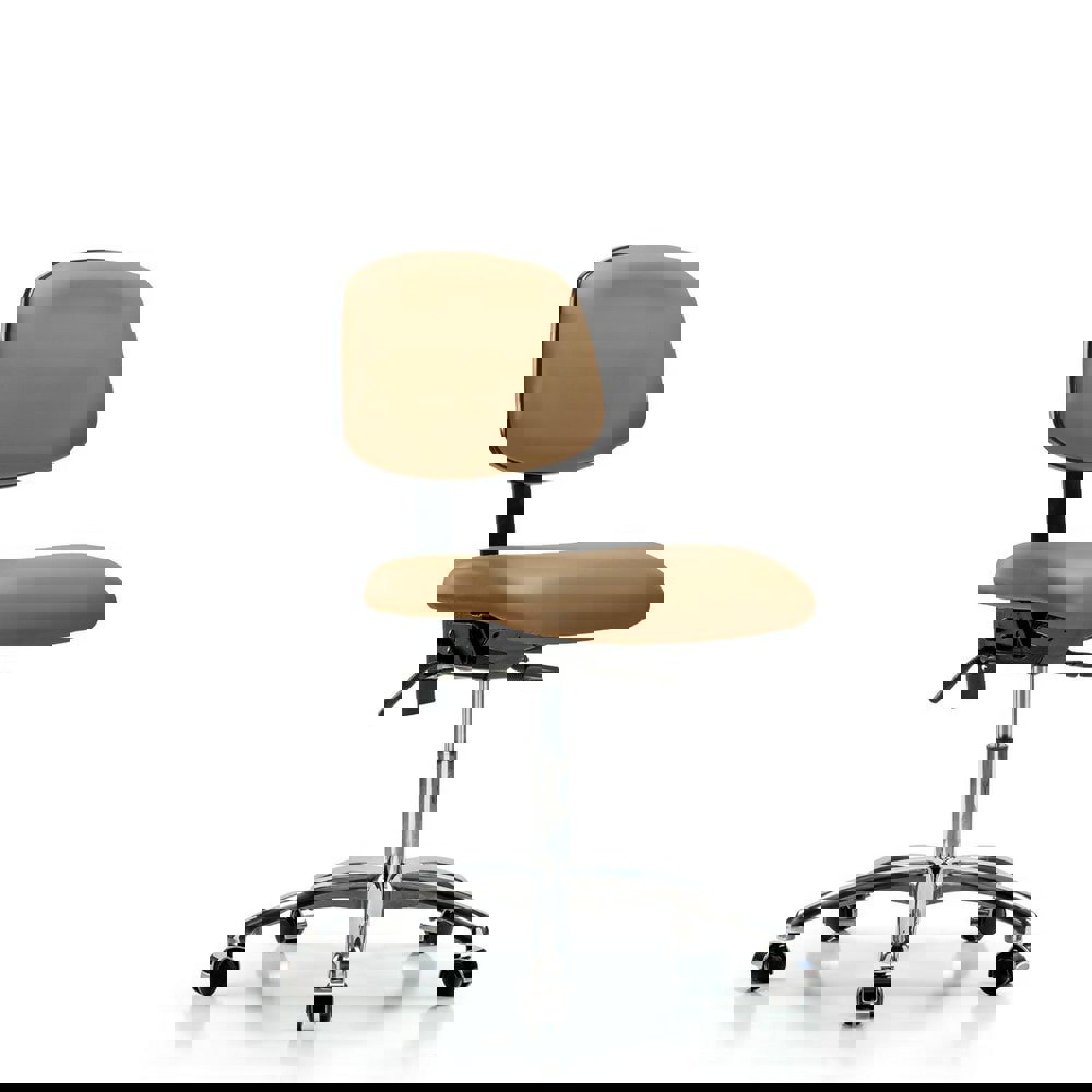 Task Chair: Vinyl, Taupe