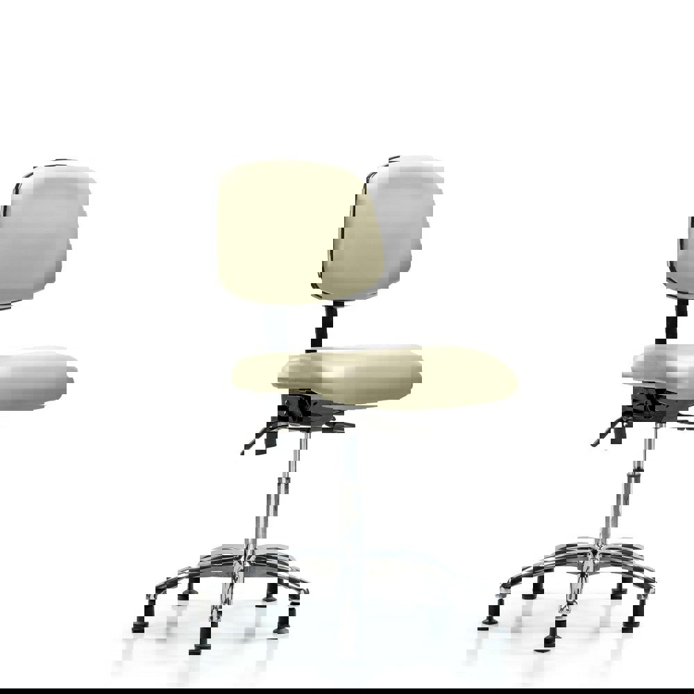 Task Chair: Vinyl, Adobe White