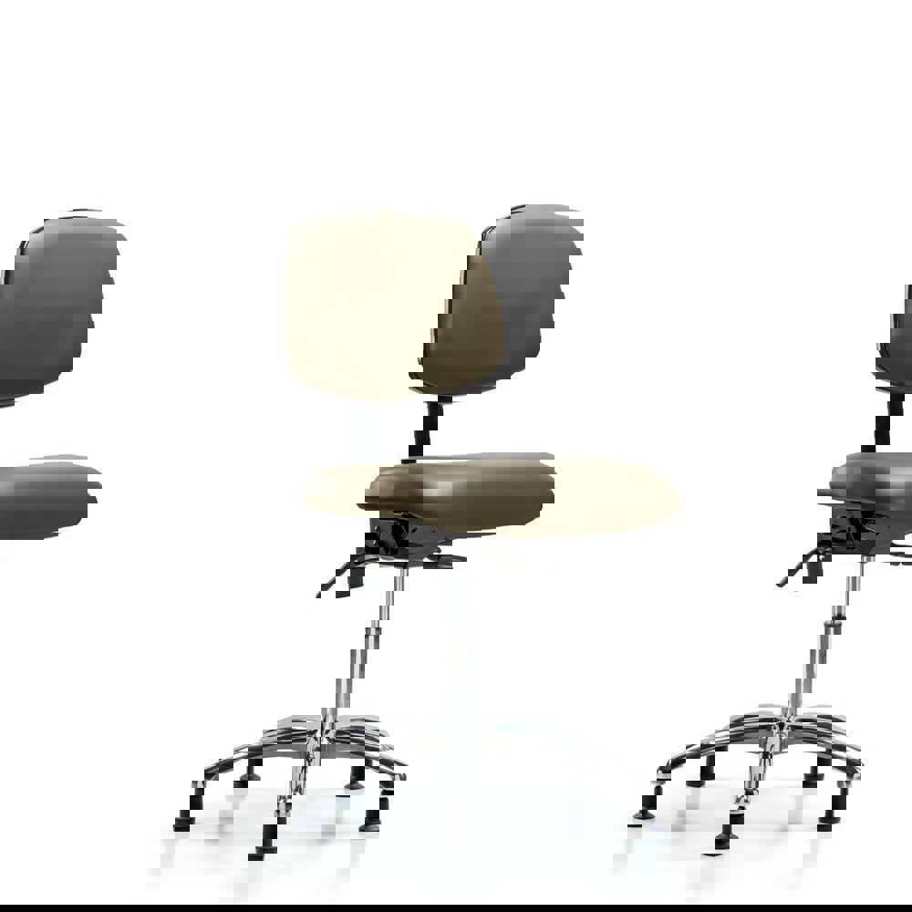 Task Chair: Vinyl, Taupe