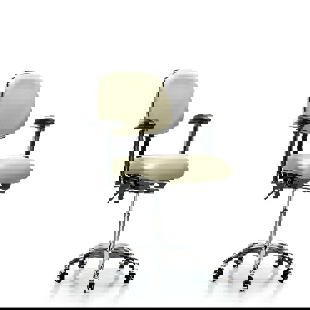 Task Chair: Vinyl, Adobe White