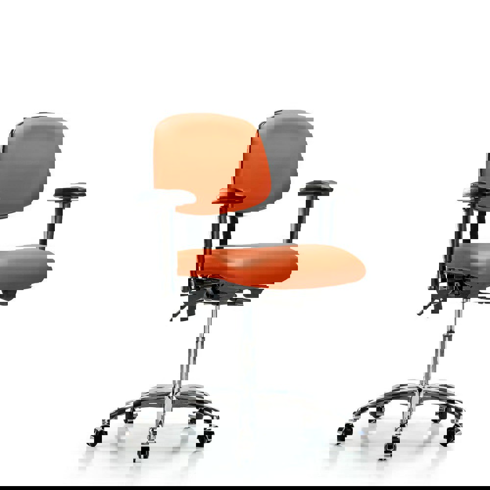 Task Chair: Vinyl, Orange Kist