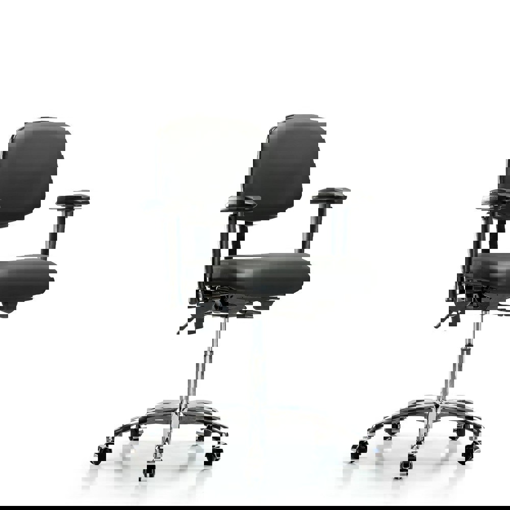 Task Chair: Vinyl, Carbon