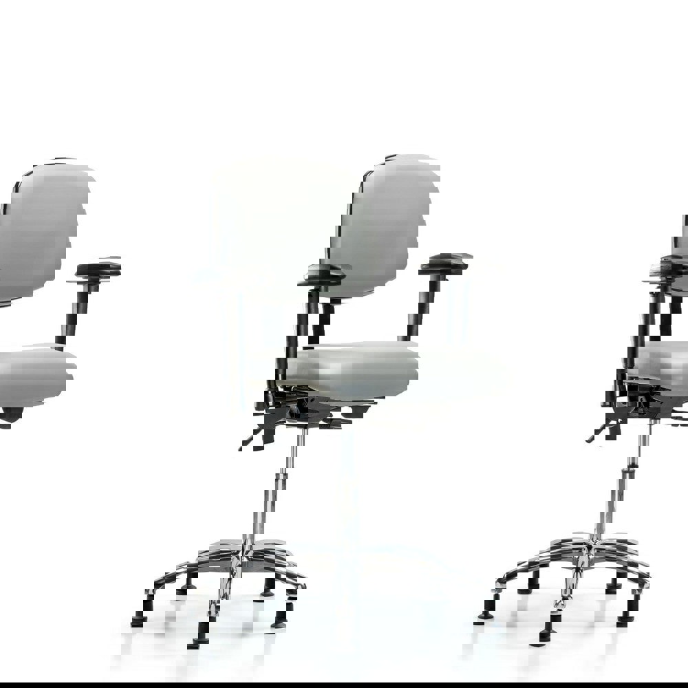 Task Chair: Vinyl, Dove