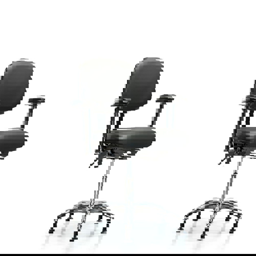 Task Chair: Vinyl, Carbon