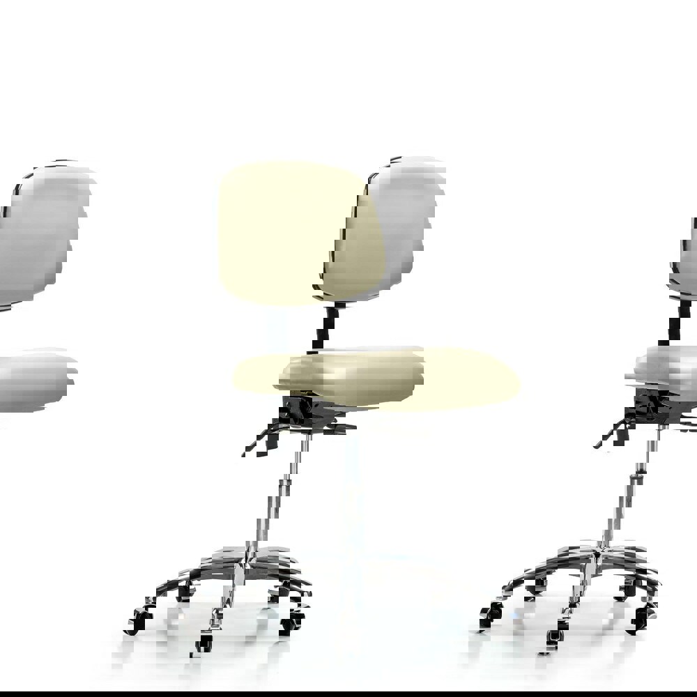 Task Chair: Vinyl, Adobe White