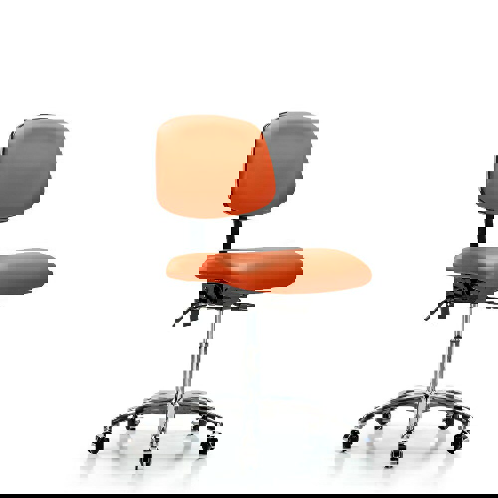 Task Chair: Vinyl, Orange Kist