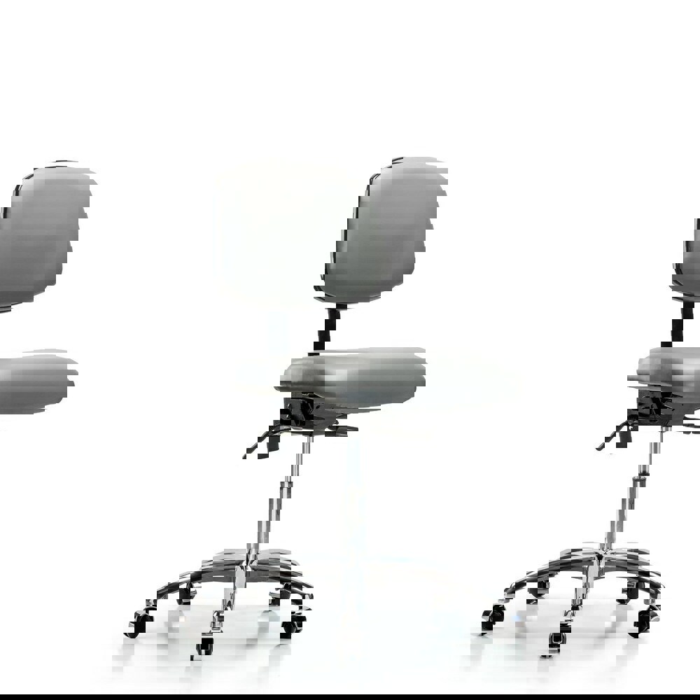 Task Chair: Vinyl, Sterling