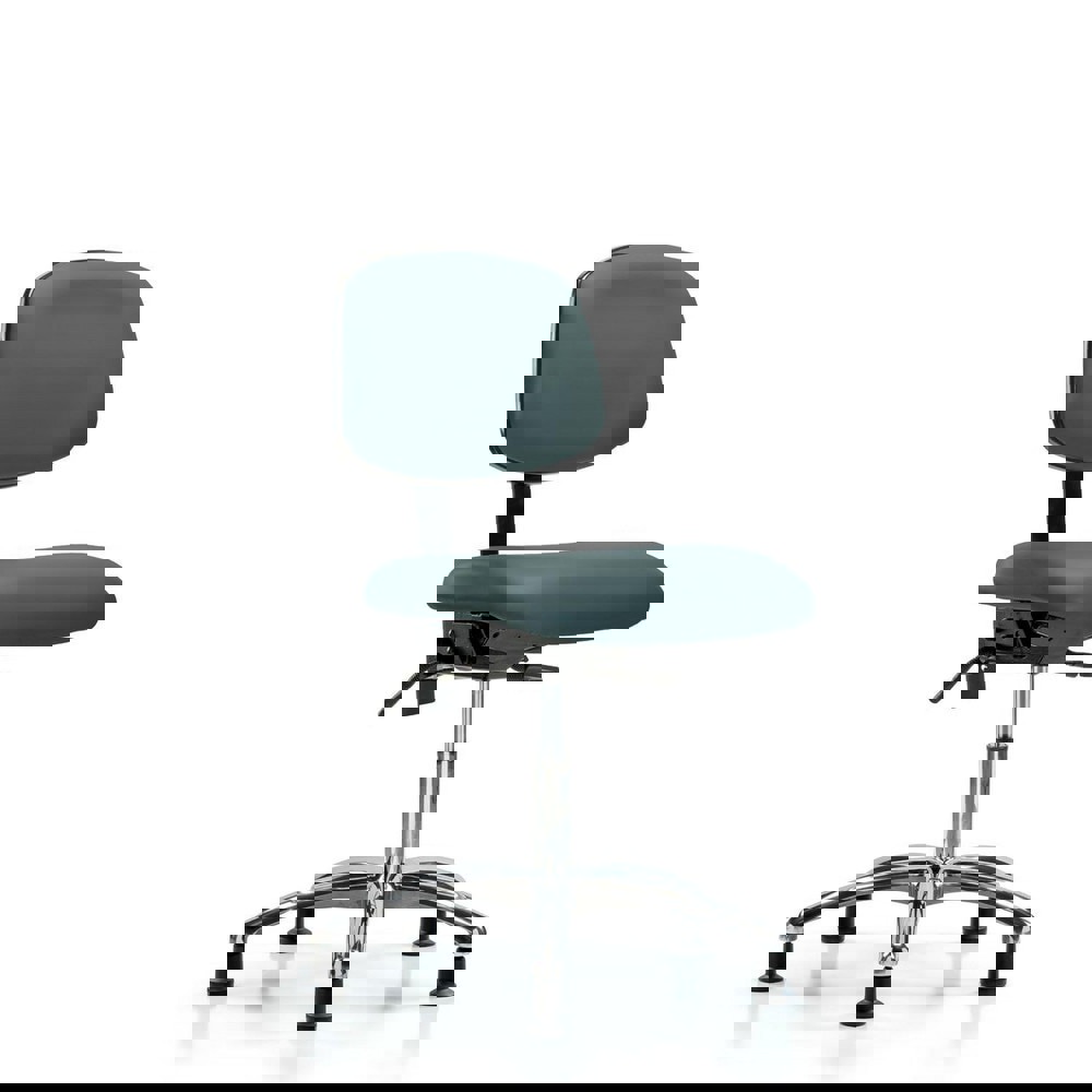 Task Chair: Vinyl, Colonial Blue