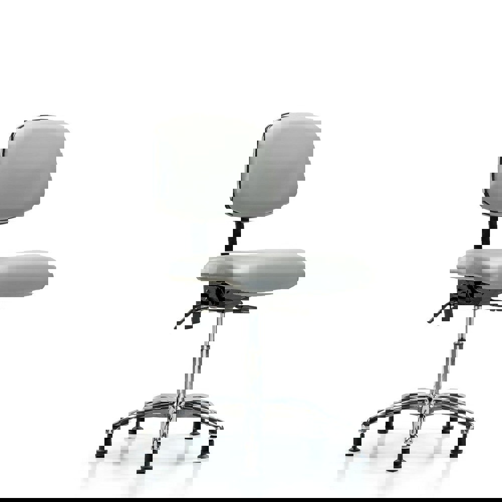 Task Chair: Vinyl, Dove